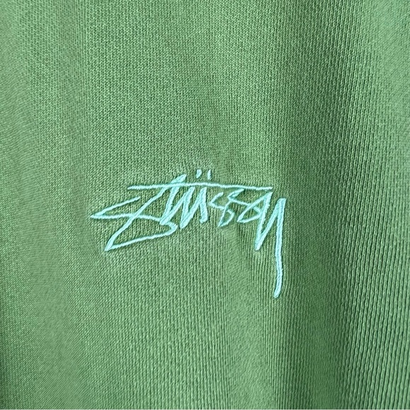 Vintage Stussy USA Made Embroidered Sweatshirt Small - Picture 2 of 6